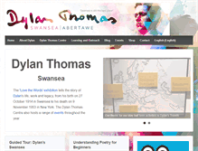 Tablet Screenshot of dylanthomas.com